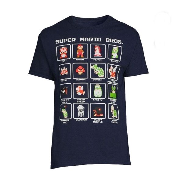 Nintendo Super Mario Men's Super Mario Character Graphic T-Shirts Size XL - Picture 6 of 6
